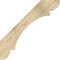 Ekena Millwork 4"W x 34"D x 34"H Olympic Rough Sawn Knee Brace, Douglas Fir BRC04X34X34OLY00RDF - alternate 2